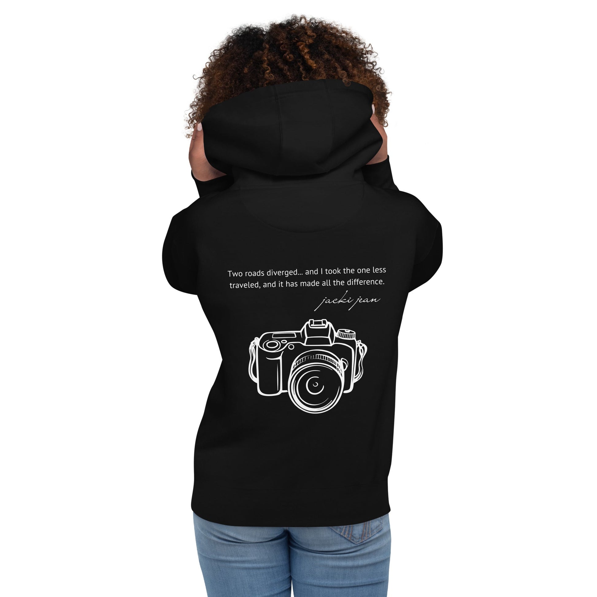 Two Roads Photography Hoodie, Photographer Gifts, Photography Hooded Sweatshirt - ShopJeanPhotography.com